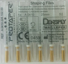 Dental Dentsply Rotary ProTaper Universal Engine NiTi Files 25 mm S2