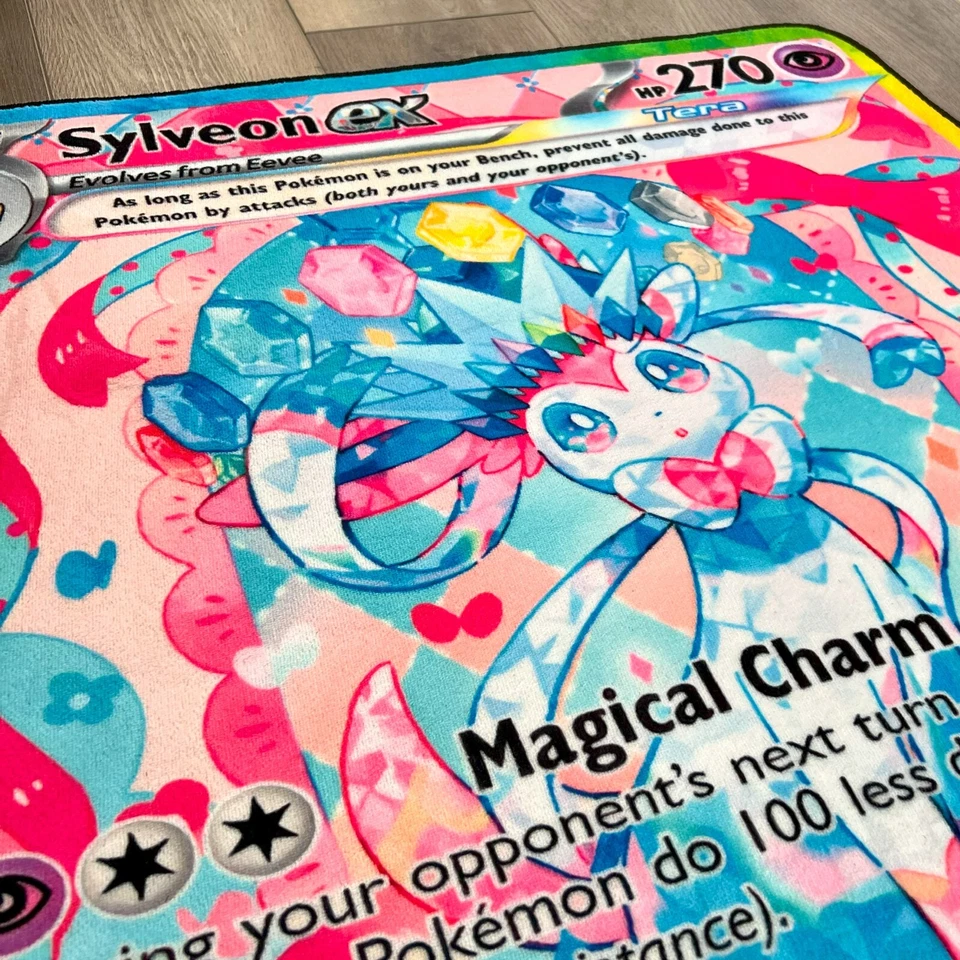 Anime Rug Pokemon Sylveon Ex Soft Polyester Carpet - Image 4 of 4