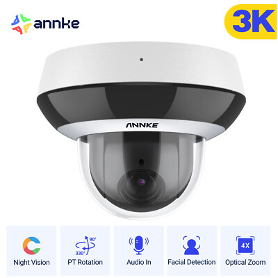 ANNKE 3K POE PTZ IP Überwachungskamera 4X Optischer Zoom Mit Audio Fernzugriff