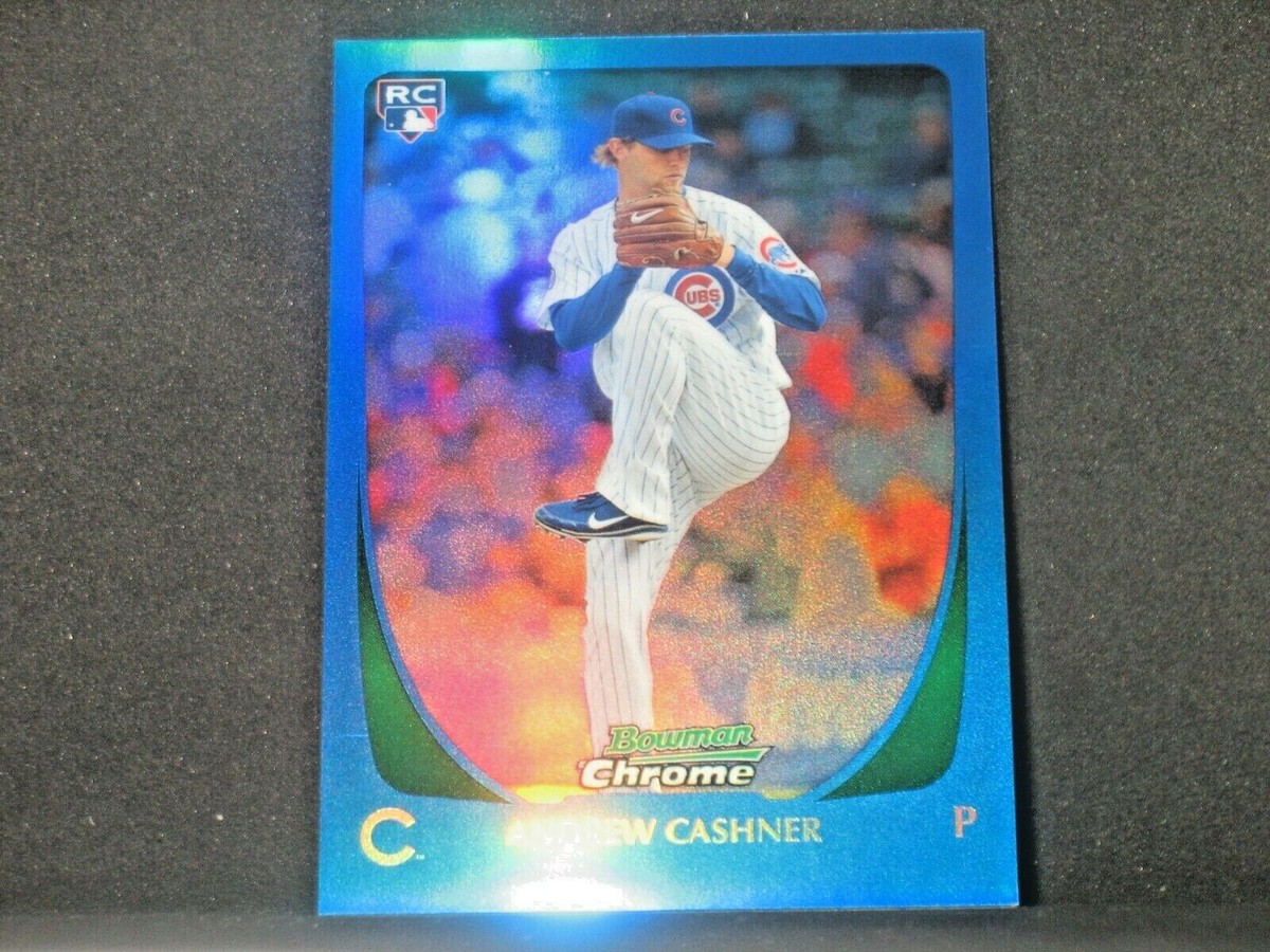 Andrew Cashner 2011 Bowman Chrome Blue Refractor Rookie (12&frasl;151) Chicago  Cubs