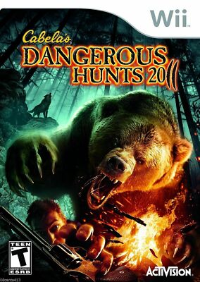 Cabela's Dangerous Hunts 2011 (Nintendo Wii, 2010) *COMPLETE*