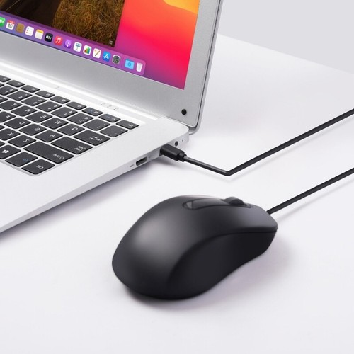 Stylish Type C Mouse Ergonomic USB C Mice 3 Buttons 1000DPI for Type C PC Laptop - Picture 4 of 8