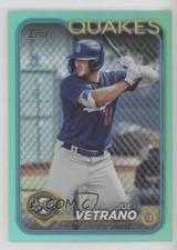 2024 Topps Pro Debut Aqua Foil 43/75 Joe Vetrano #PD-110 1b1g