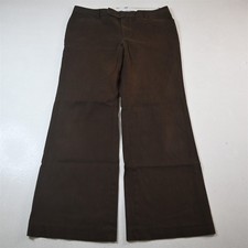 Gap 12 Brown Stretch Cotton Flare Dress Womens Pants