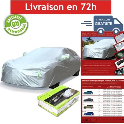 Bâche voiture extérieure BEXITA universelle étanche UV Berline 511 cm - Photo 1/4