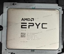 AMD EPYC 7513 CPU Processor 32 cores 64 threads 2.6GHz up to 3.65GHZ 200W SP3