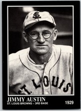 #236 Jimmy Austin 1991 TSN Conlon Collection St. Louis Browns