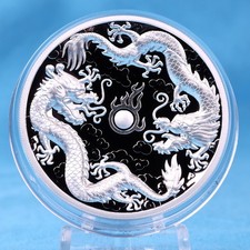 Australia 2 $ 2019 Smok 2 Oz Srebro 9999 Proof HR