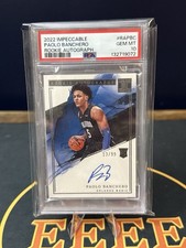2022-2023 Paolo Banchero RC - On Card AUTO  Impeccable - 13/99 PSA 10