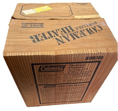 Vintage Coleman 5000 BTU Catalytic Heater Model 513 513B708 Vintage Coleman 5000 BTU Catalytic Heater Model 513 513B708