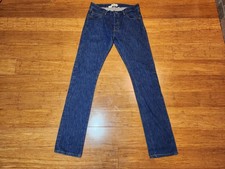 Taylor Stitch Mens 33 x 35 Slim Jeans. Denim. White Oak. Made In USA. Dark Wash.