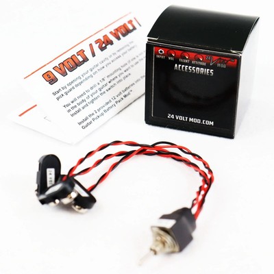   24 Volt Mod / 9 Volt Switching Toggle Switch Between 24 Volts & 9 Volts
