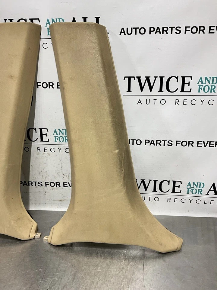 1991-1995 ACURA LEGEND SEDAN CENTRO INFERIOR B PAINÉIS DE ACABAMENTO DE PILAR BEGE - Imagem 3 de 4