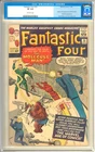 Fantastic Four #20 High Grade Origin & 1st App. Molecule Man Marvel 1963 CGC 8.0