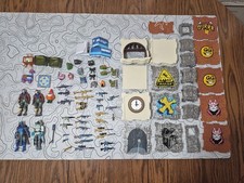 Fortnite Action Figure Mega Lot - 4 Figures, Weapons, Building Panels  Gear