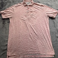 Johnnie O Pederson Performance Linxter Floral Polo Shirt Men  s Large