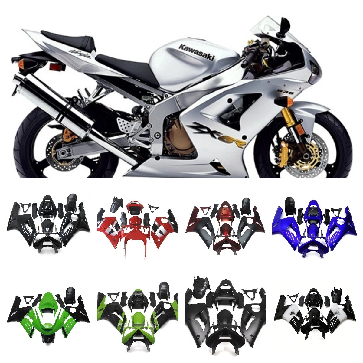 25+ Fairings & Bodywork for 2004 Kawasaki Ninja ZX6R for sale