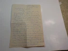Military Letter 1933 Major Halsey La Marque Texas World War Two WWI WW1 Army