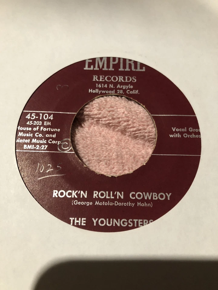 YOUNGSTERS Shattered Dreams 45 Doowop Empire 45-104 VG+ Foto 2 de 2