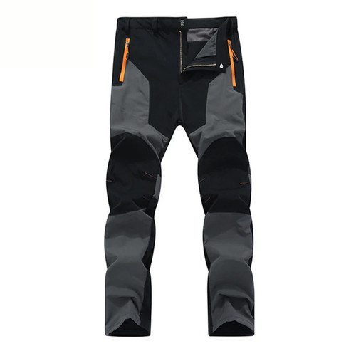 Herren Wanderhose Verschleißfest Wasser Spritzschutz UV Beständig Elastisch Dünn - Bild 4 von 26
