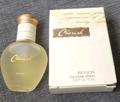 VINTAGE Cherish by Revlon Cologne Spray 0.5 FL Oz 15 Ml  New in Box