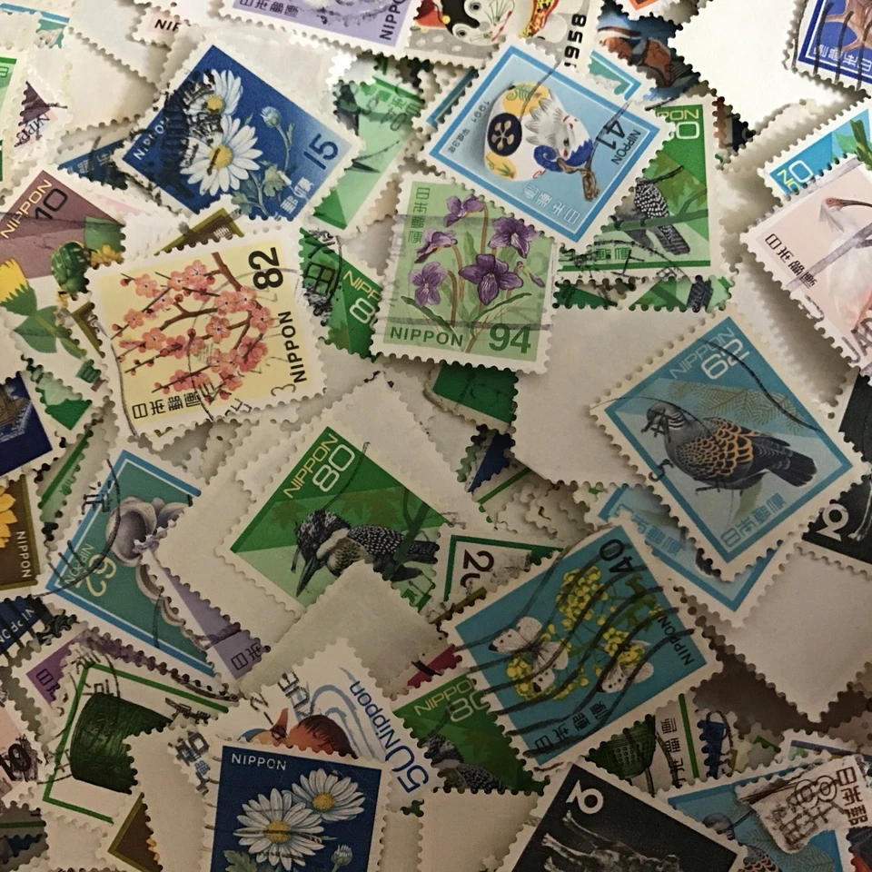 colección sellos japón 1000 sellos franqueo usados Foto 2 de 4