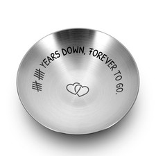 10 Year Anniversary Tin Gifts for Him Her 10 Wedding Silver