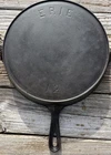 VTG “Erie” 12 Arc Cast Iron Skillet No Wobble!!! No Warp!!! Excellent!!
