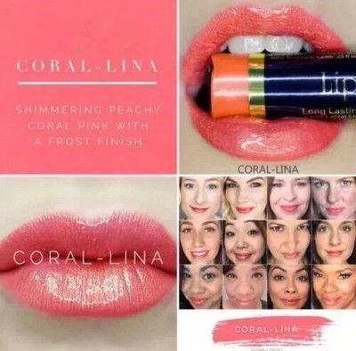  LipSense  Coral Lina Long Lasting Liquid Lip Color Full Size New & Sealed
