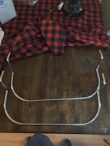 Pair Of Sleep Number 19” X 8”  Mattress Retainer Bars no plugs USED