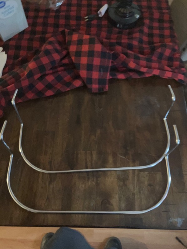 Pair Of Sleep Number 19” X 8”  Mattress Retainer Bars no plugs USED