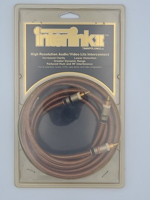 VTG MonsterCable Interlink II High Resolution RCA Audio/Video Interconnect Cable