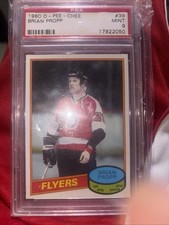 1980 Brian Propp Rookie #39  Psa 9 Mint