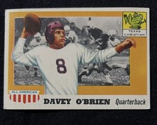 1955 Topps All American - Davey O'Brien #34 (RC)
