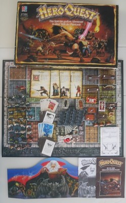 Unique Piece: Hero Quest Base Game! Figures + Furniture GENIUS PAINTED!