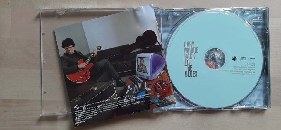 GARY MOORE –‘’HAND SIGNED CD / T-SHIRT / LITHOGRAPHY’’- COLLECTOR’S PACK - Imagen 4 de 4
