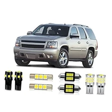 White LED Bulbs Package Kit Compatible with 2007 2008 2009 2010 2011 2012 2013 