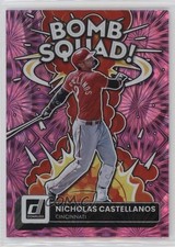 2022 Panini Donruss Bomb Squad Pink Fireworks Nick Castellanos Nicholas 11ur