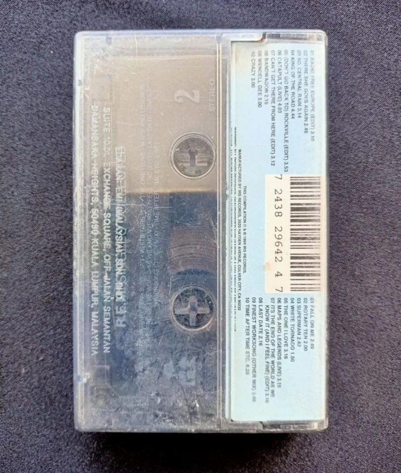 R.E.M. : Singles Collected ( Cassette Tape ) - Image 2 of 4