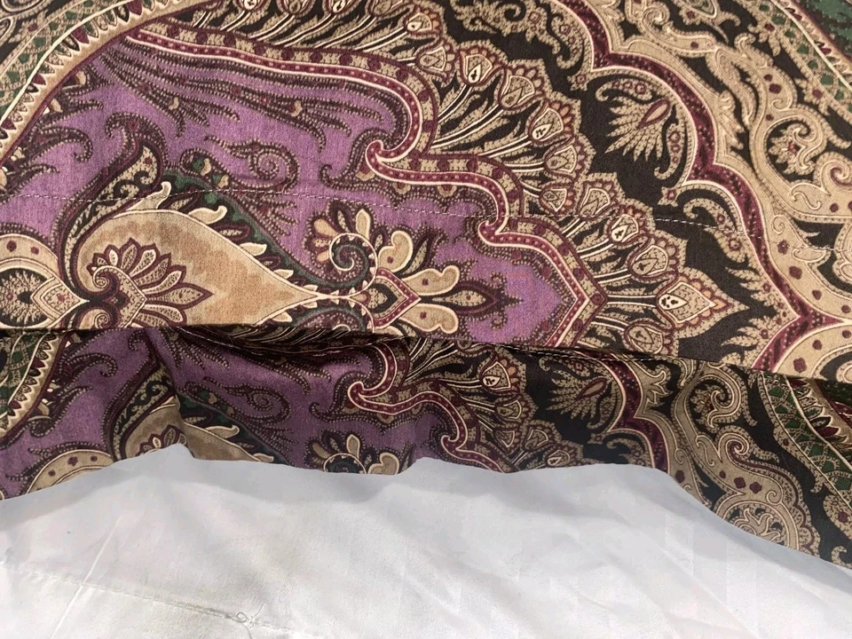 2 RALPH LAUREN Great Compton Paisley KING DESIGNER SHAMS SET  Westport - Image 4 of 4