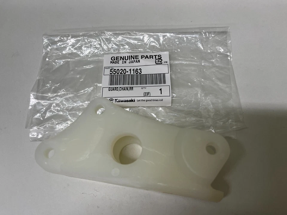 84-88 KAWASAKI KDX80 80 84-85 KX80 85-03 KX60 60 OEM GUÍA DE PROTECCIÓN DE CADENA TRASERA Foto 2 de 4