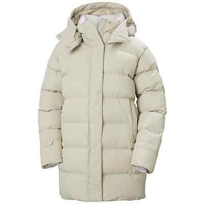 $400 Helly Hansen W ASPIRE PUFFY PARKA PUFFER SNOW SKI COAT Pelican SIZE M