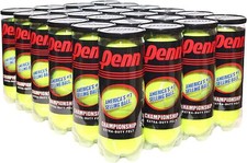 Penn Championship Tennis Balls EXTRA DUTY Felt Pressurized Raquet 24 Can 72 Pk