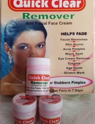 Quick Clear Spot Creme x 2 - Hilft Gesichtsunreinheiten, Anti Pickel, Flecken, Akne zu verblassen