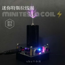 Mini Bluetooth Music Tesla Coil Artificial Lightning Scientific Experiment