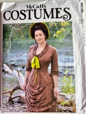 MCCALLS PATTERN 8189 TOP HISTORICAL COSTUME MISSES SIZES  14 16 18 20 22  UNCUT