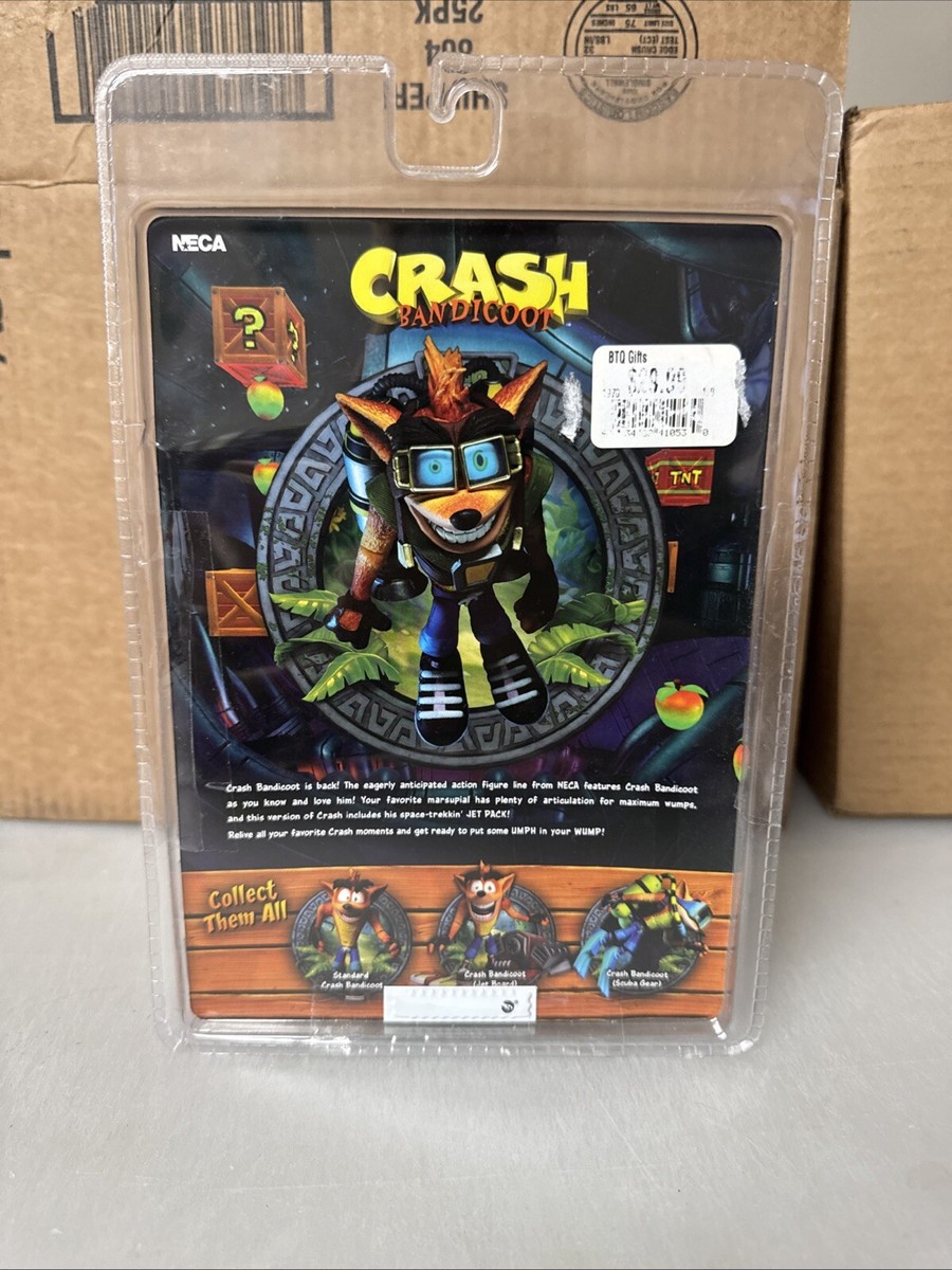 NECA クラッシュバンディクー ジェットパック Crash Bandicoot Crash with Jetpack Deluxe Figure by Neca | eBay