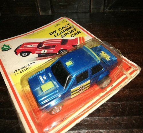 DE COLECCIÓN FIAT ABARTH RALLY 1:50 MOTOR DEPORTIVO SALTO A PRESIÓN NUEVO - Imagen 4 de 6