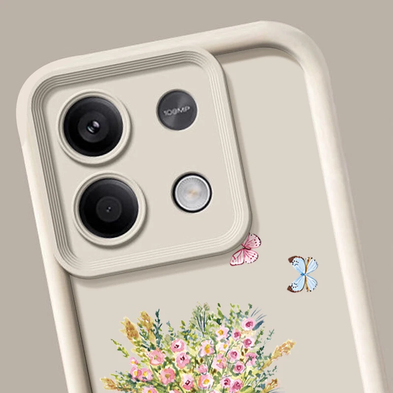 Flower For Xiaomi Redmi Note 13 12 11 Pro Poco F6 X6 Pro Soft Phone Case Cover - Image 4 of 4