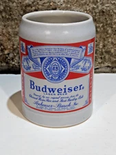 Vintage Anheuser Busch Budweiser Beer Stein Ceramarte